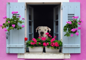 Arya likes pink and flowers